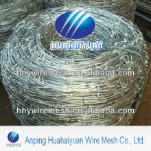 galvanized barb wire pvc coated barbed wire fence guardrail
